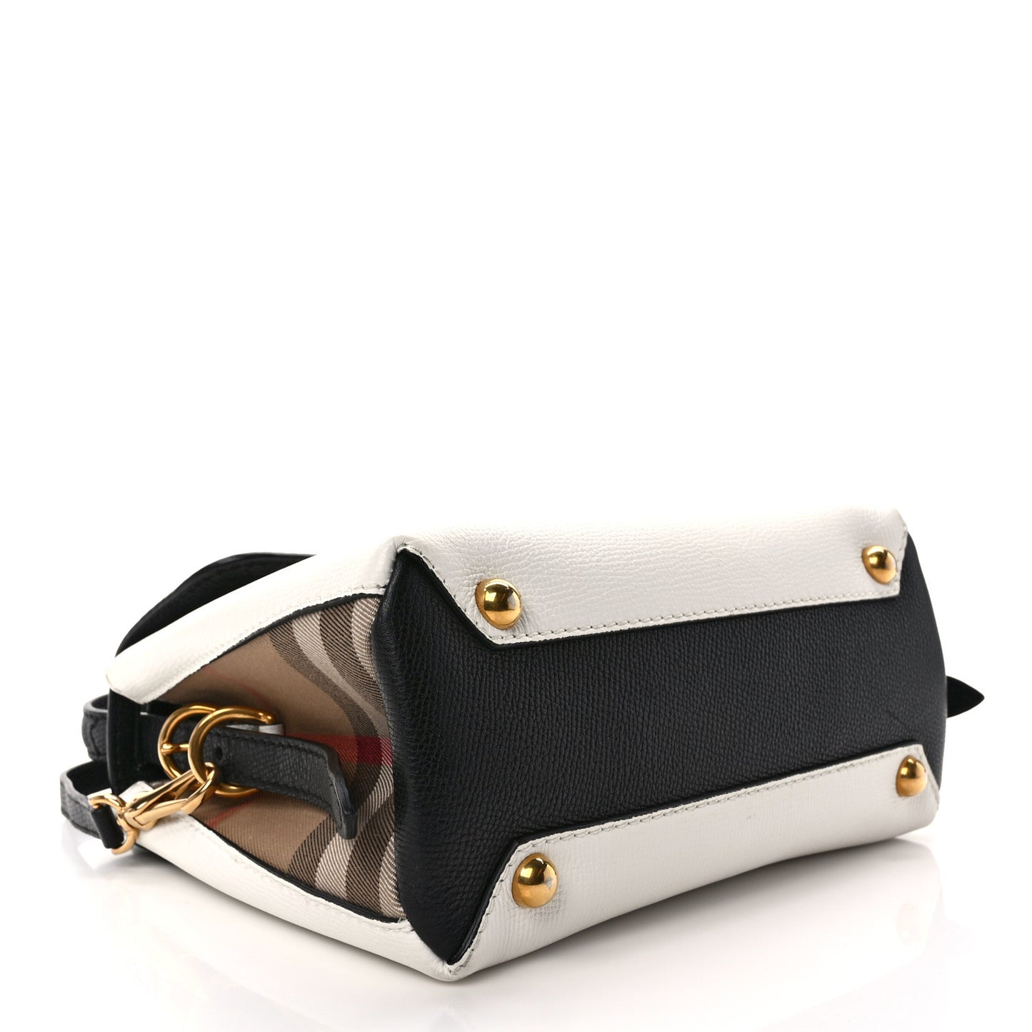 Derby Calfskin House Check Small Camberley Chalk White Black