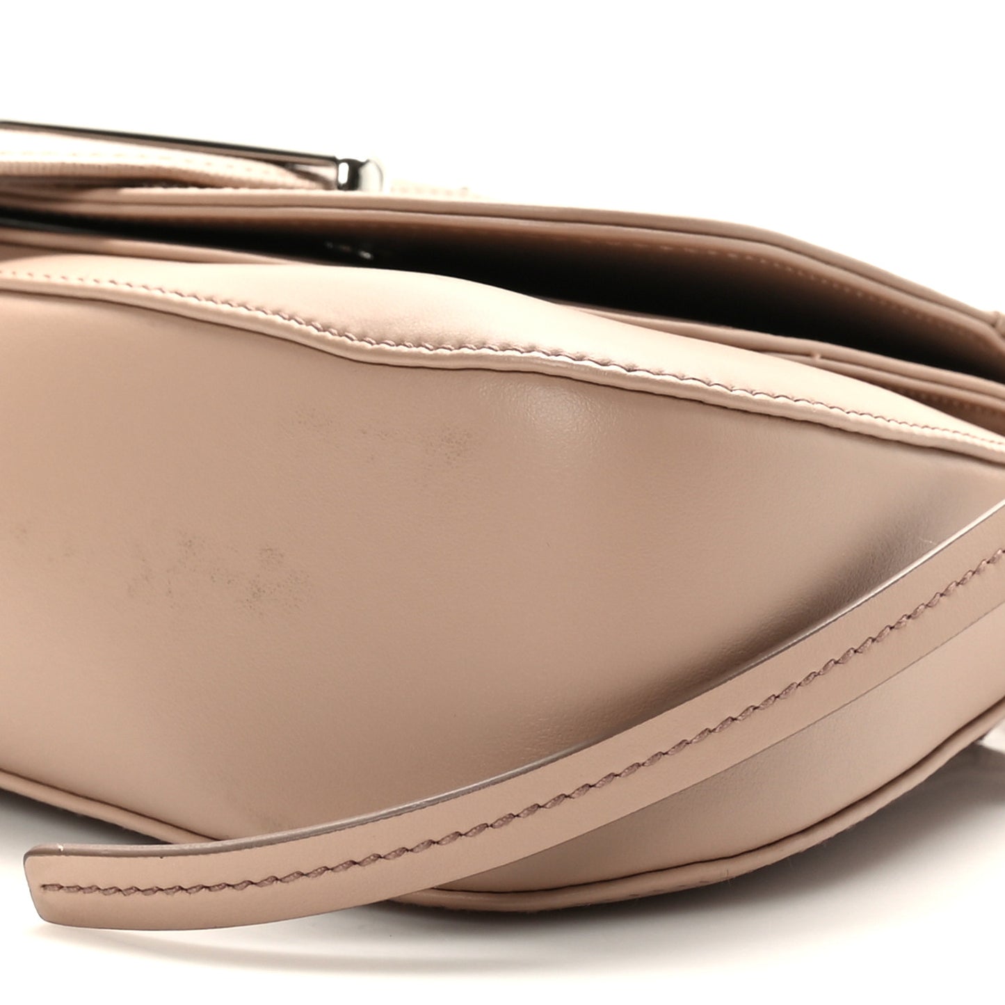 City Calfskin Saffiano Sidonie Shoulder Bag Cipria