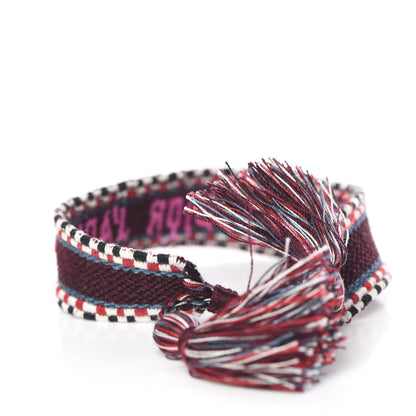Christian Dior Woven Cotton J'Adior Friendship Bracelet Set 4 of 7