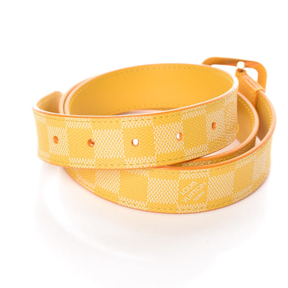 Louis Vuitton Damier Couleurs 30mm Tresor Belt 90 36 Mimosa 4 of 8