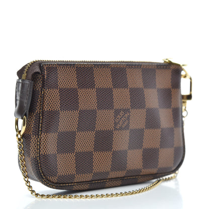 Louis Vuitton Damier Ebene Mini Pochette Accessories 3 of 9