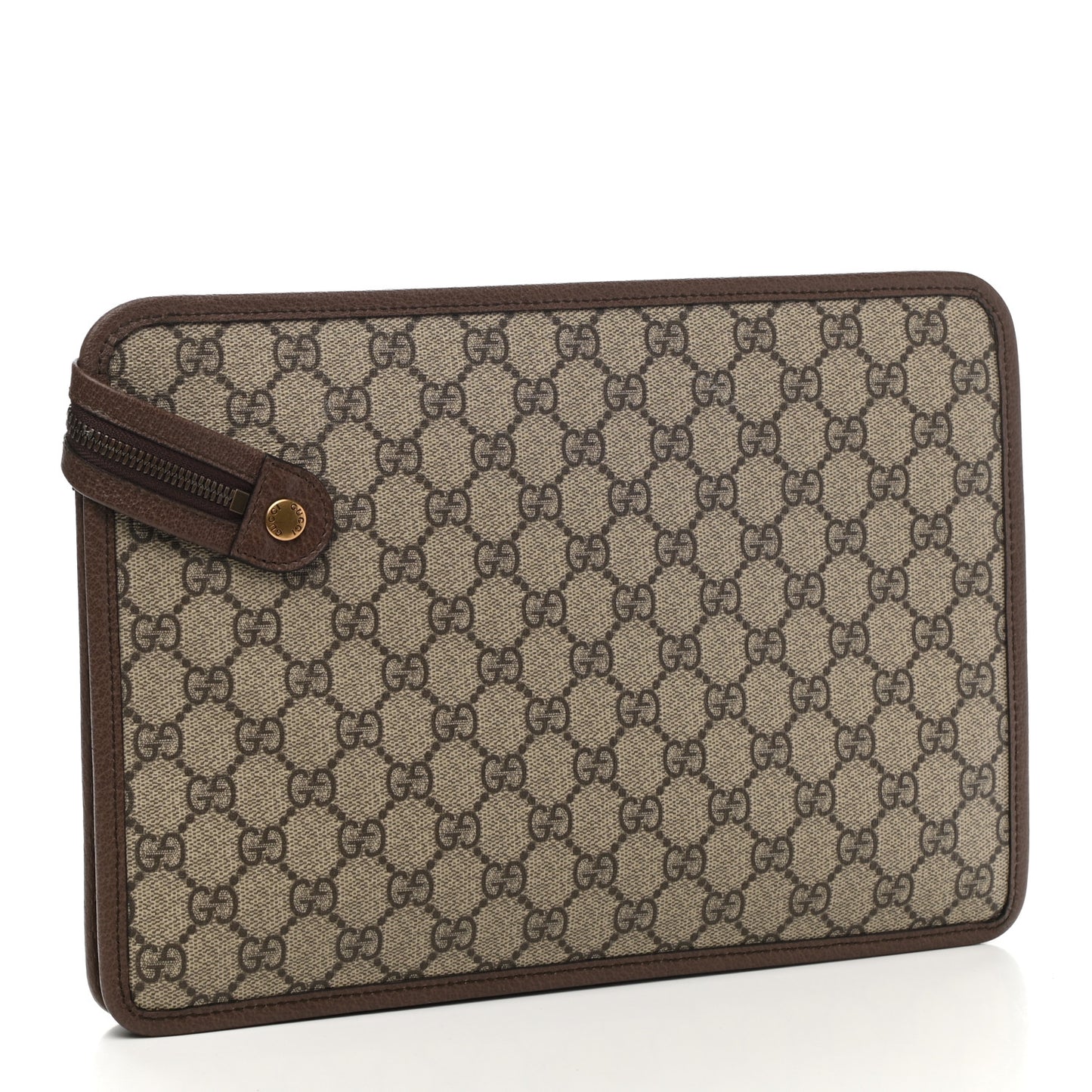 GG Supreme Monogram Web Small Ophidia Documents Holder Beige New Acero