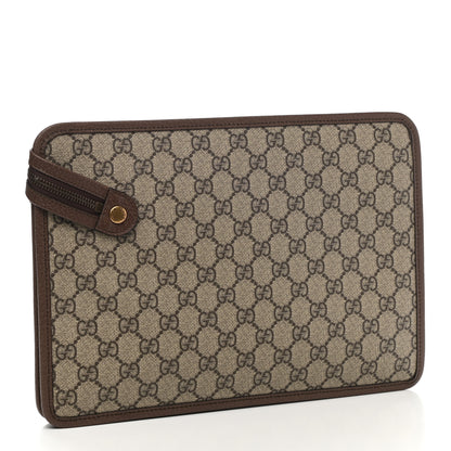 Gucci GG Supreme Monogram Web Small Ophidia Documents Holder Beige New Acero 3 of 7