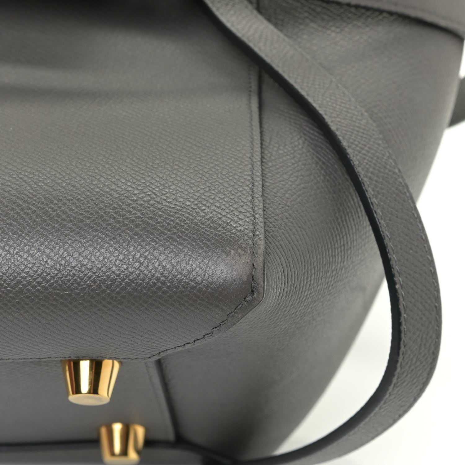Celine Grained Calfskin Small Belt Bag Grey 17 of 17
