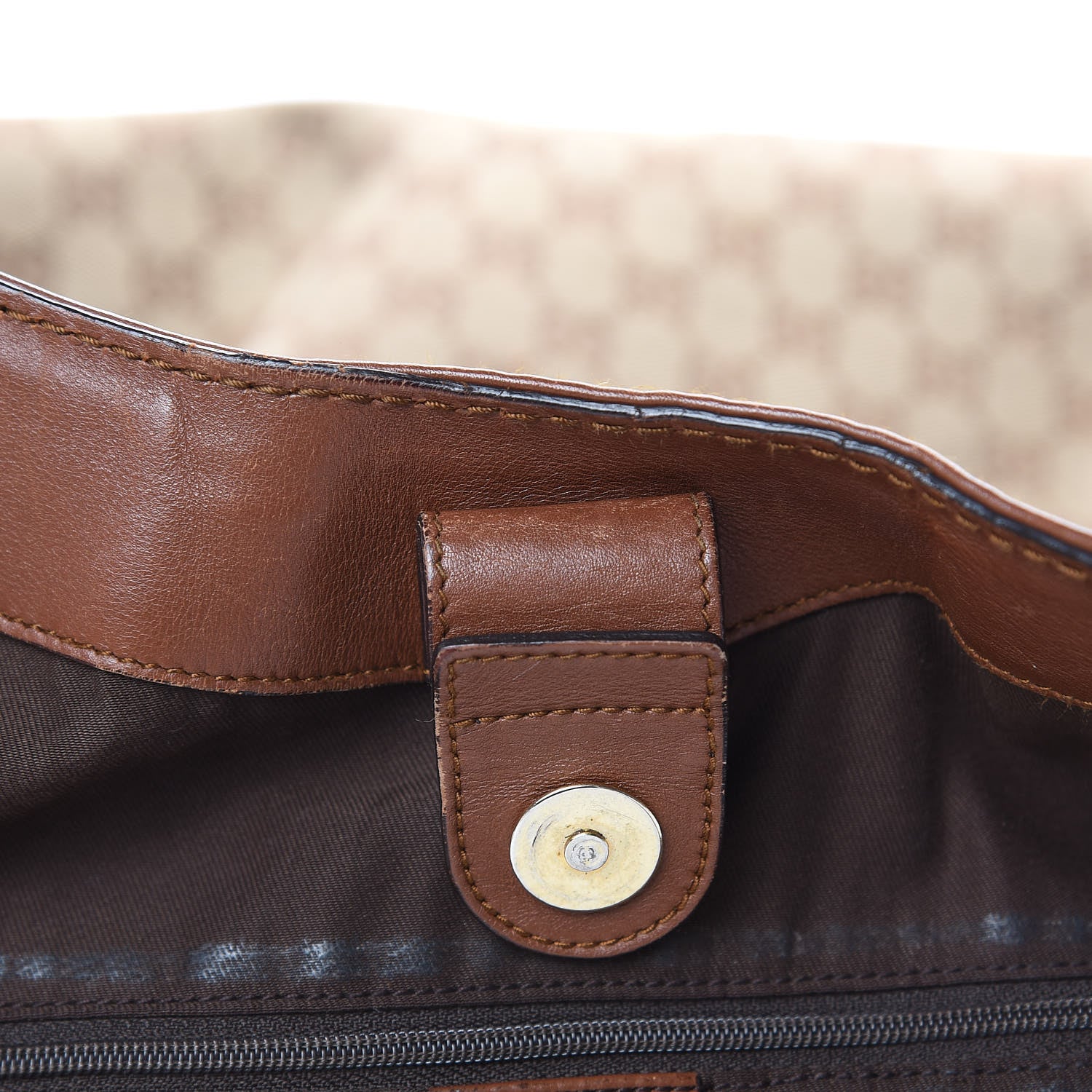 Gucci Monogram Large Sukey Tote Brown 23 of 24