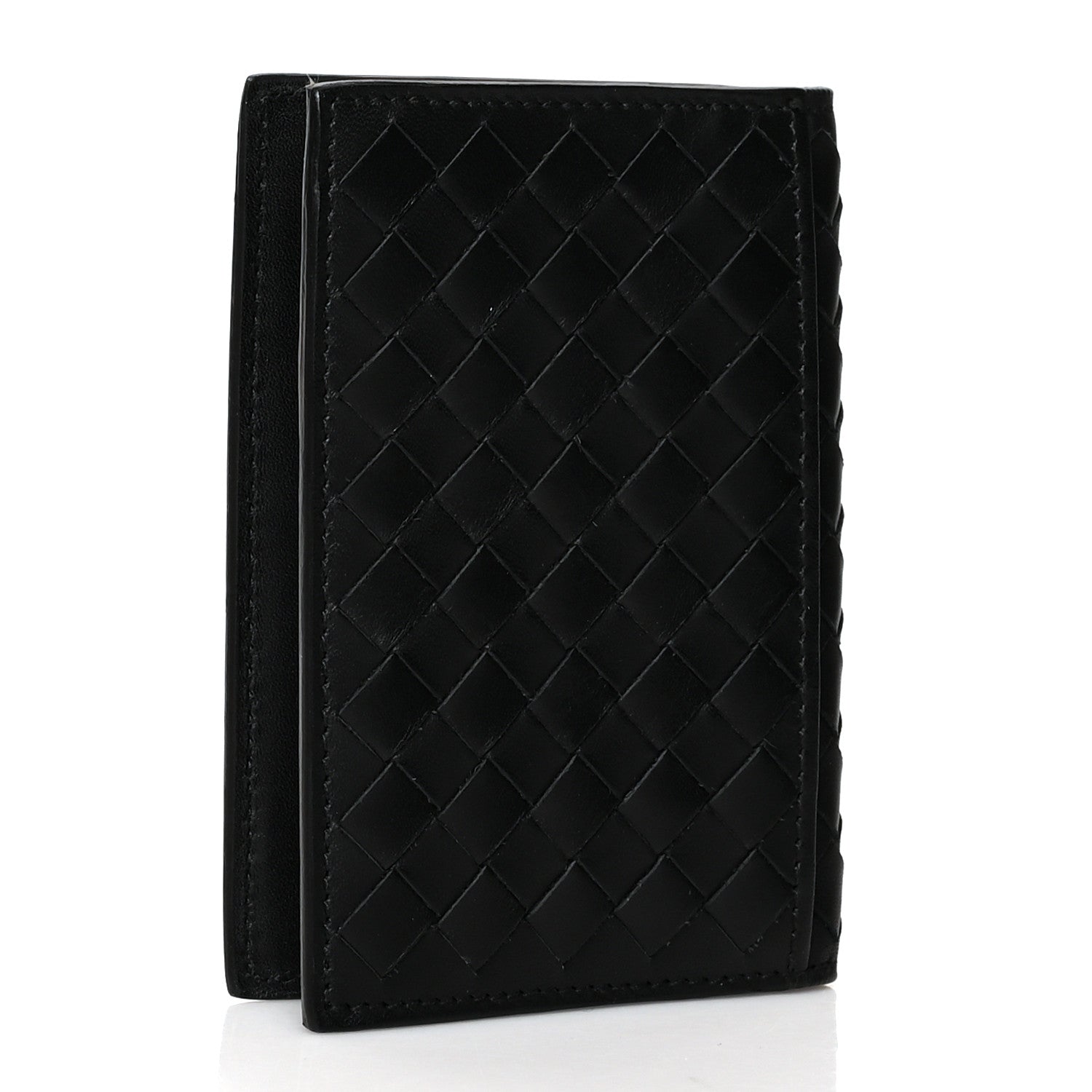 Bottega Veneta Nappa Intrecciato Bi-Fold Wallet Black 3 of 8