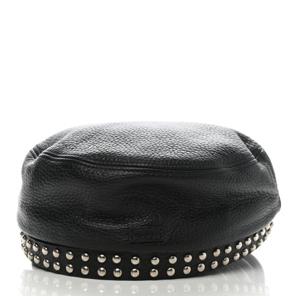 Gucci Calfskin Studded Cellarius Hat M Black 6 of 8