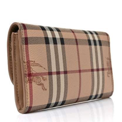 Burberry Haymarket Check Halton Wallet Tan 3 of 9