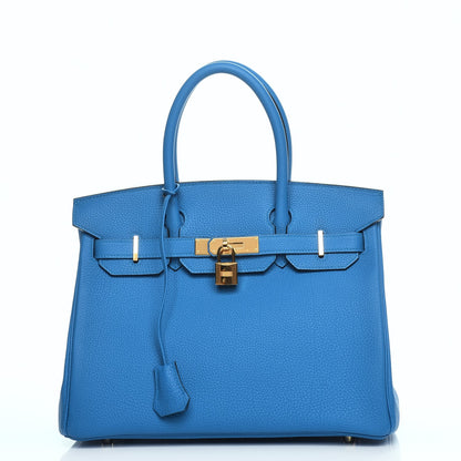 Hermes Togo Birkin 30 Bleu Zanzibar 1 of 27