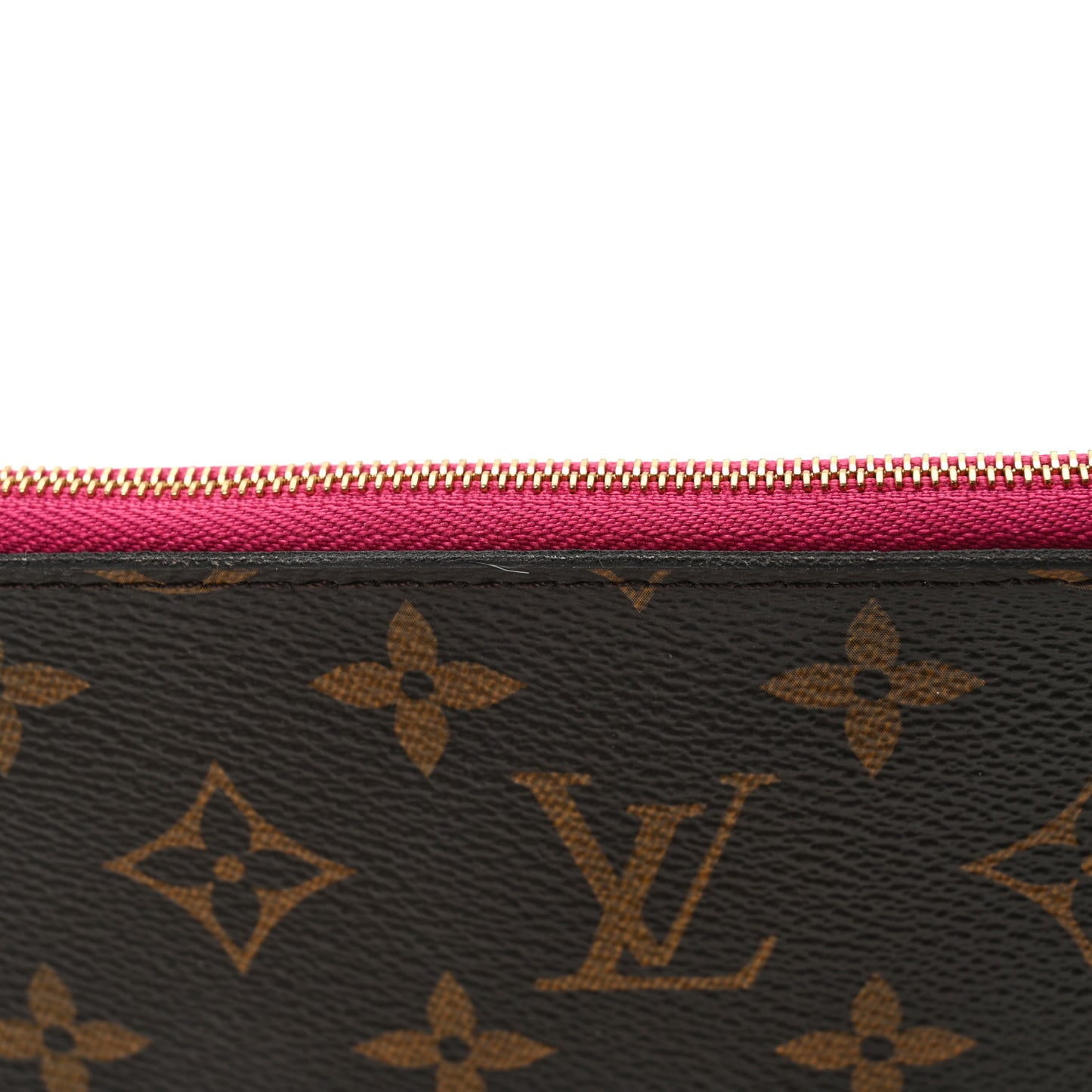 Monogram Neverfull MM GM Pochette Fuchsia