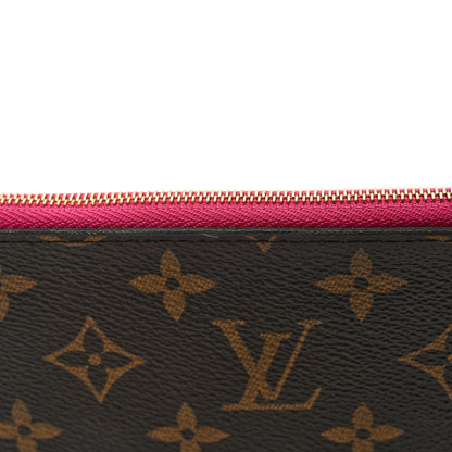 Louis Vuitton Monogram Neverfull MM GM Pochette Fuchsia 8 of 13