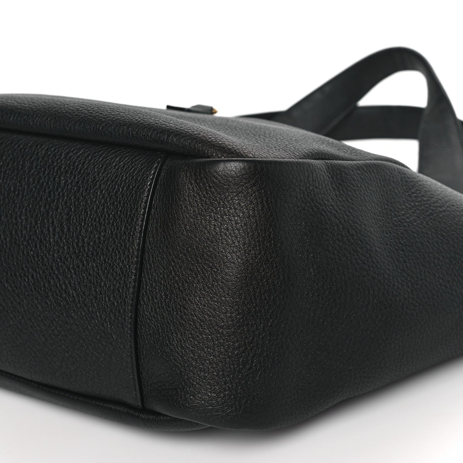 Saint Laurent Grained Deerskin Bea Tote Black 8 of 9