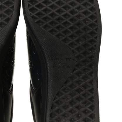 Louis Vuitton PVC Calfskin Monogram Mens Sneakers 9.5 Black 8 of 11