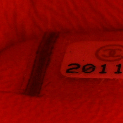 Chanel Velvet Quilted Medium Double Flap Coral 7 of 12