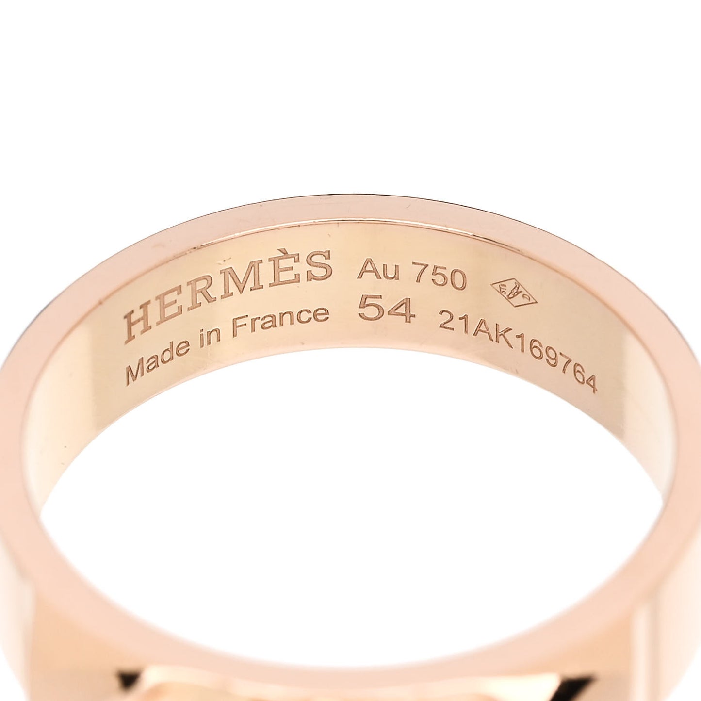 18K Rose Gold PM Collier De Chien Ring 54 7