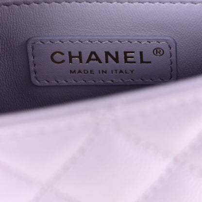 Chanel Caviar Quilted Mini Coco Handle Flap Light Purple 6 of 11