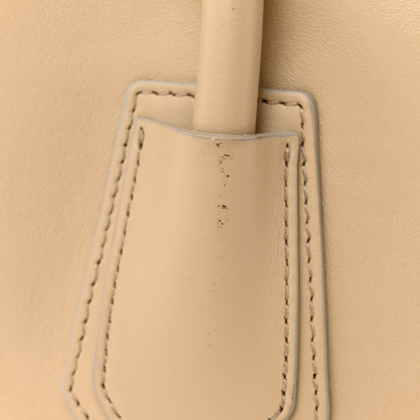 Smooth Calfskin Medium Antigona Lock Duffle Bag Beige