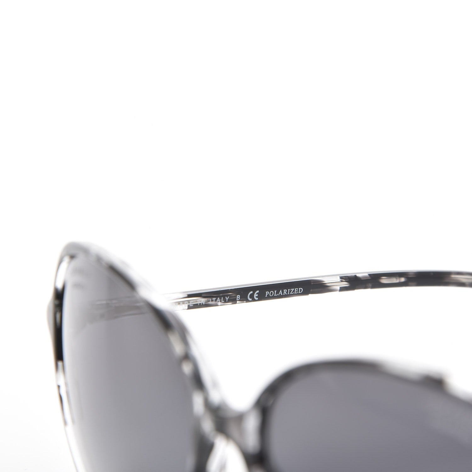Chanel CC Polarized Sunglasses 5344 Black Grey 5 of 8