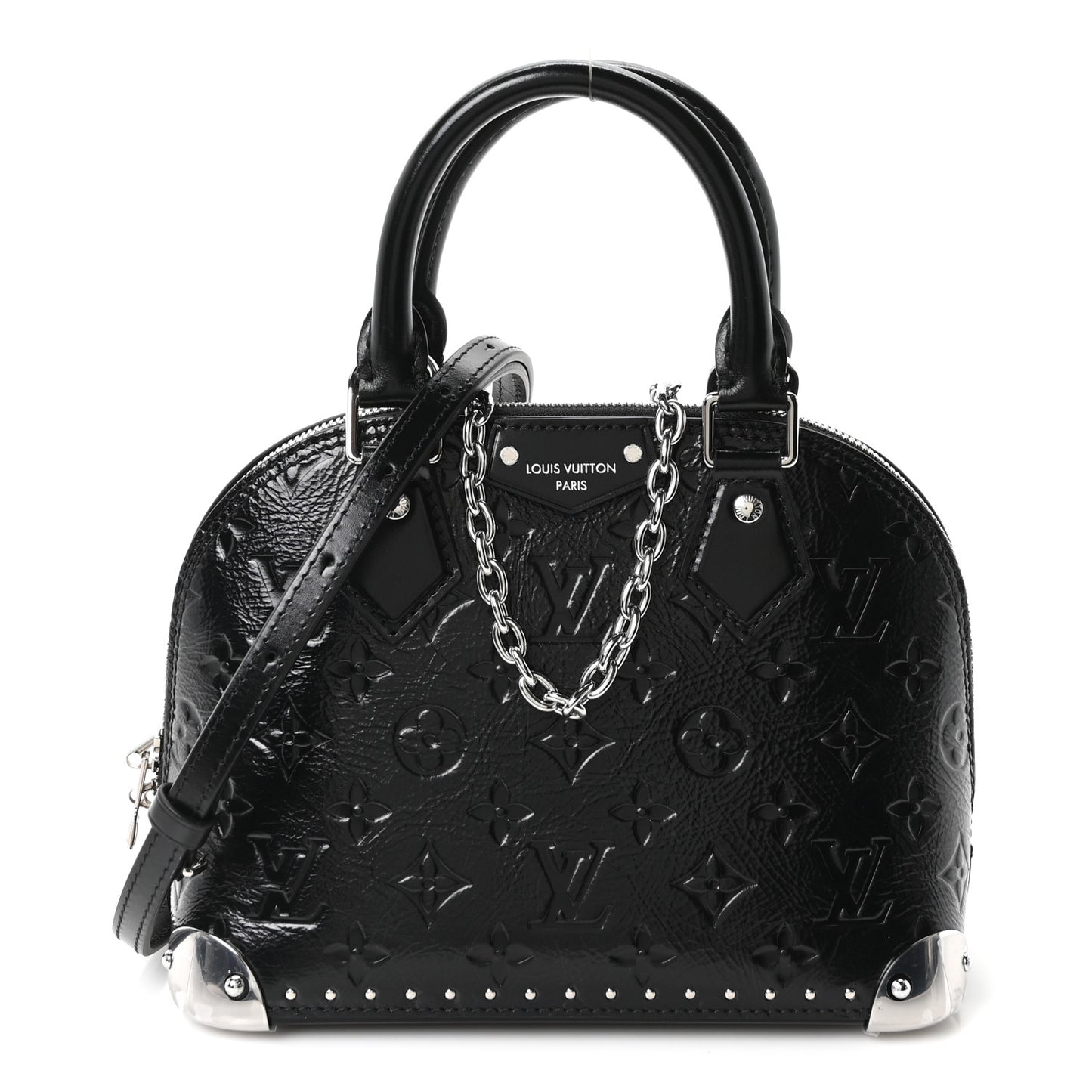 Calfskin Monogram Alma Trunk BB Black