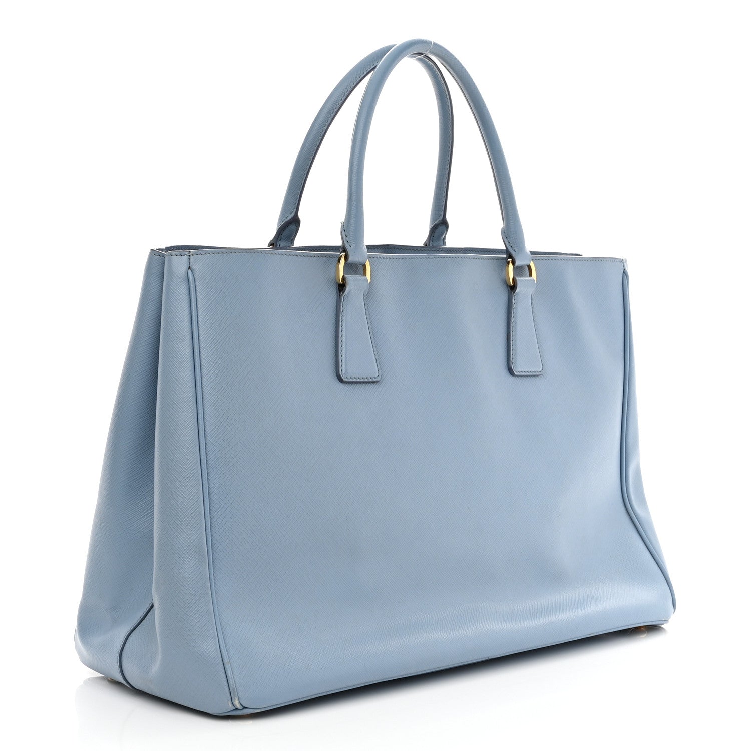 Prada Saffiano Cuir Large Double Bag Astrale 3 of 13