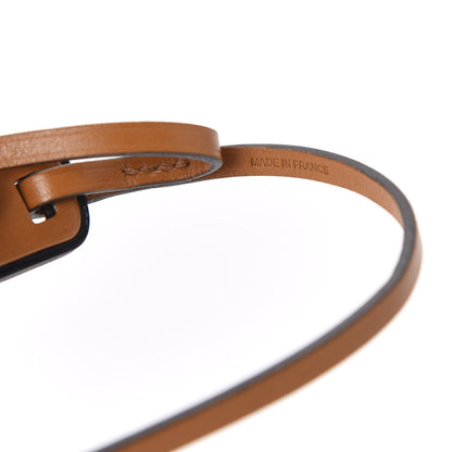 Hermes Epsom Butler Calfskin Hunter Oran Nano Bag Charm Lime 4 of 5