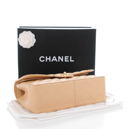 Chanel Caviar Quilted Jumbo Double Flap Beige Clair 4 of 8