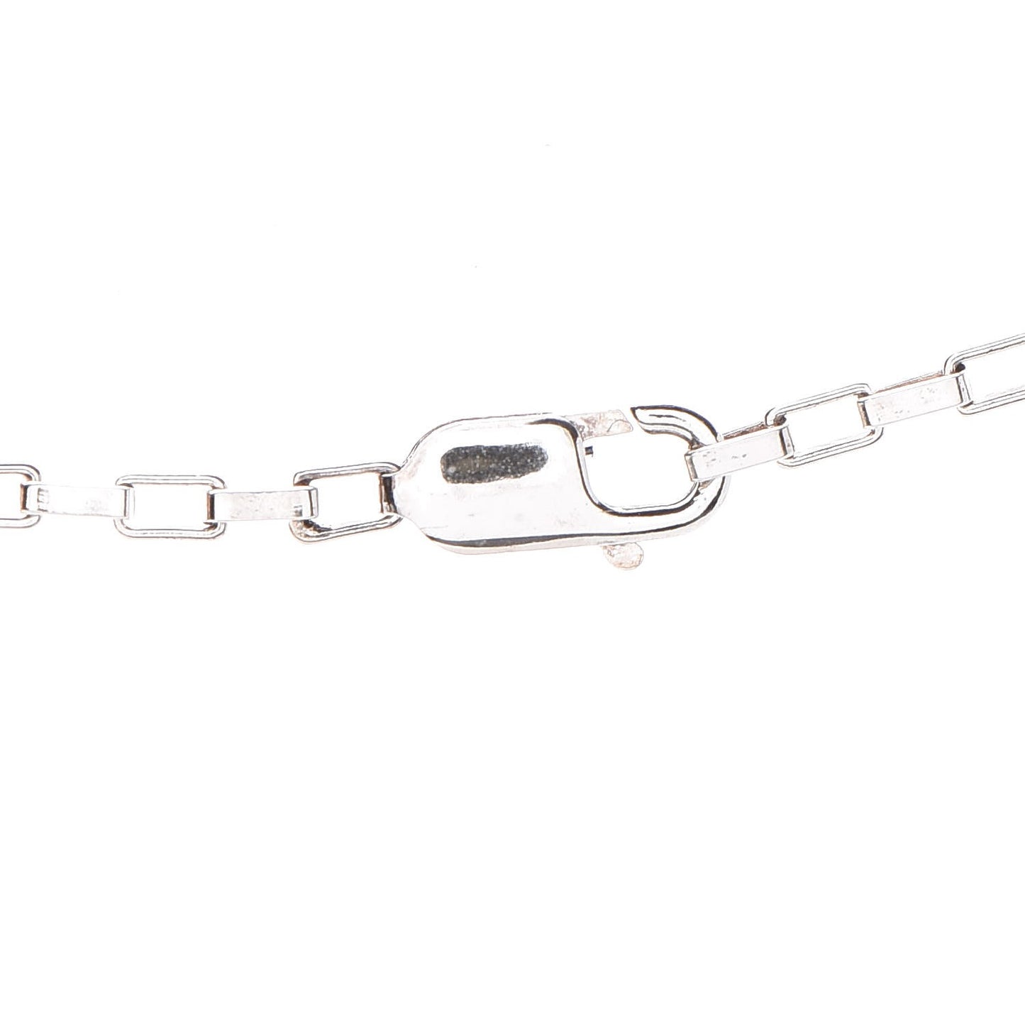 Sterling Silver Square Link Necklace 16
