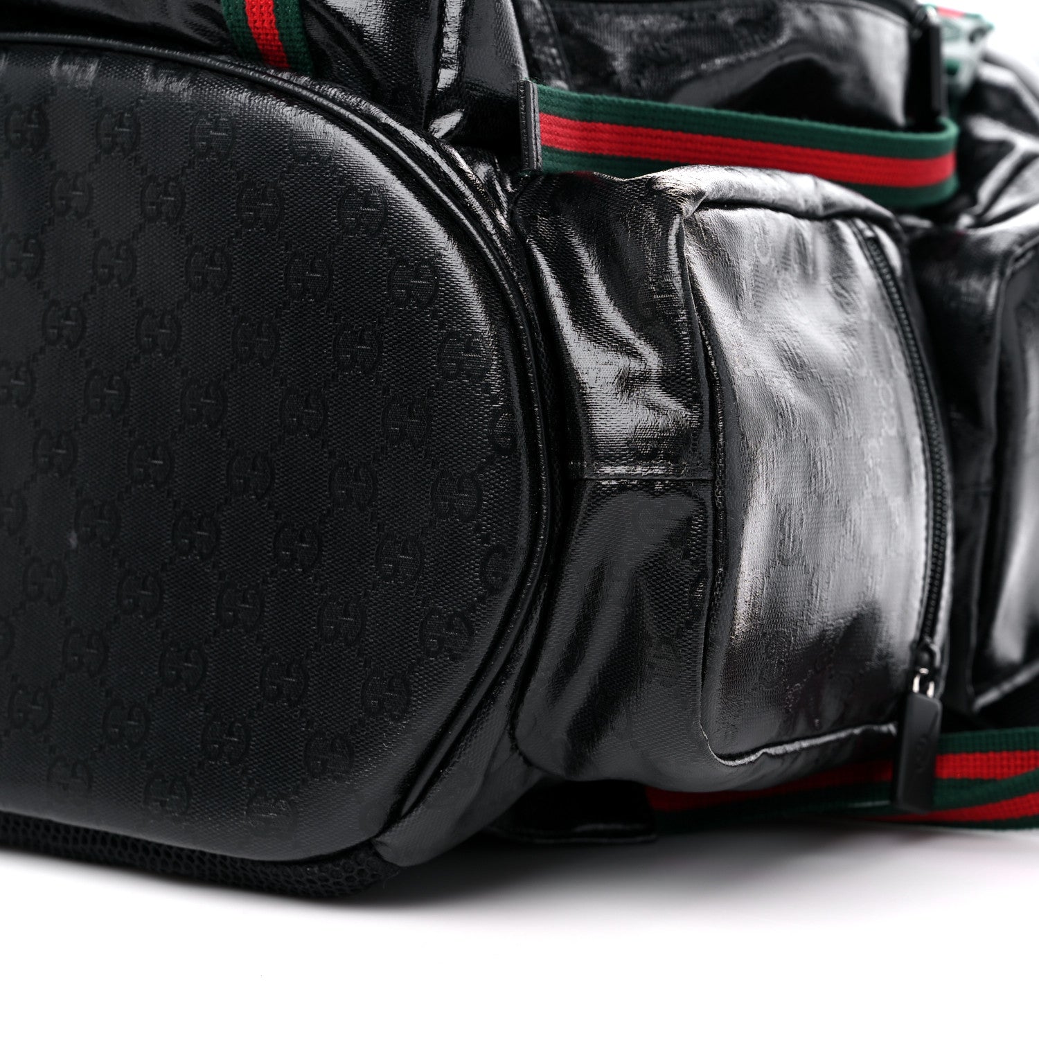Gucci GG Crystal Monogram Web Backpack Black 8 of 10