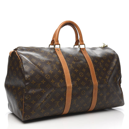 Louis Vuitton Monogram Keepall 50 2 of 16
