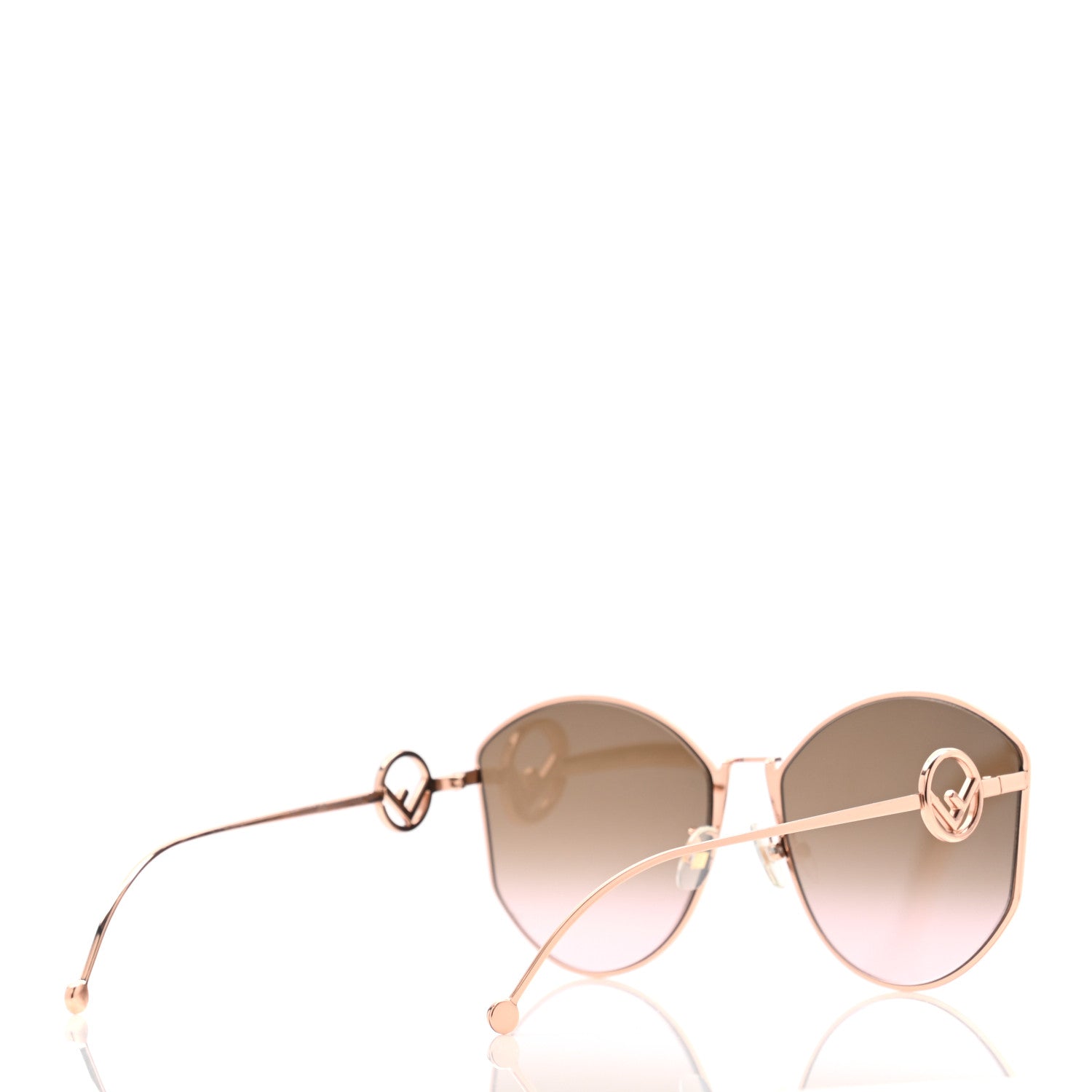Fendi Metal F is Fendi Sunglasses FF 0335/F/S Gold 4 of 6