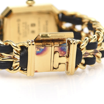 Chanel Stainless Steel Lambskin 20mm Chain Premiere Quartz Watch Gold M 6 of 6