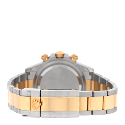 Rolex Stainless Steel 18K Yellow Gold 40mm Oyster Perpetual Cosmograph Daytona Watch White 126503 3 of 5