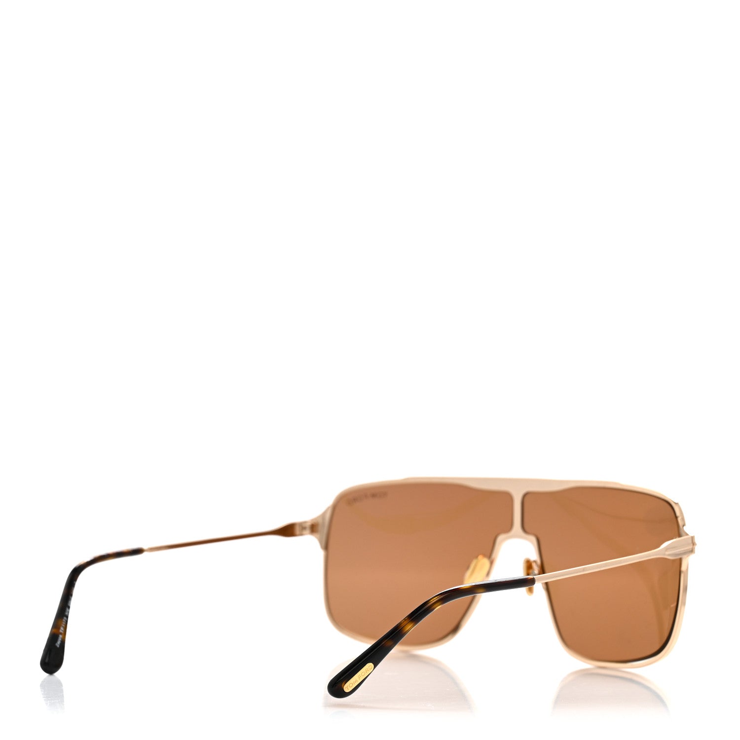 Tom Ford Metal Zappa Aviator Sunglasses TF1173 Gold 4 of 8