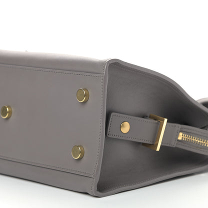 Saint Laurent Calfskin Monogram Baby Cabas Fog 6 of 9