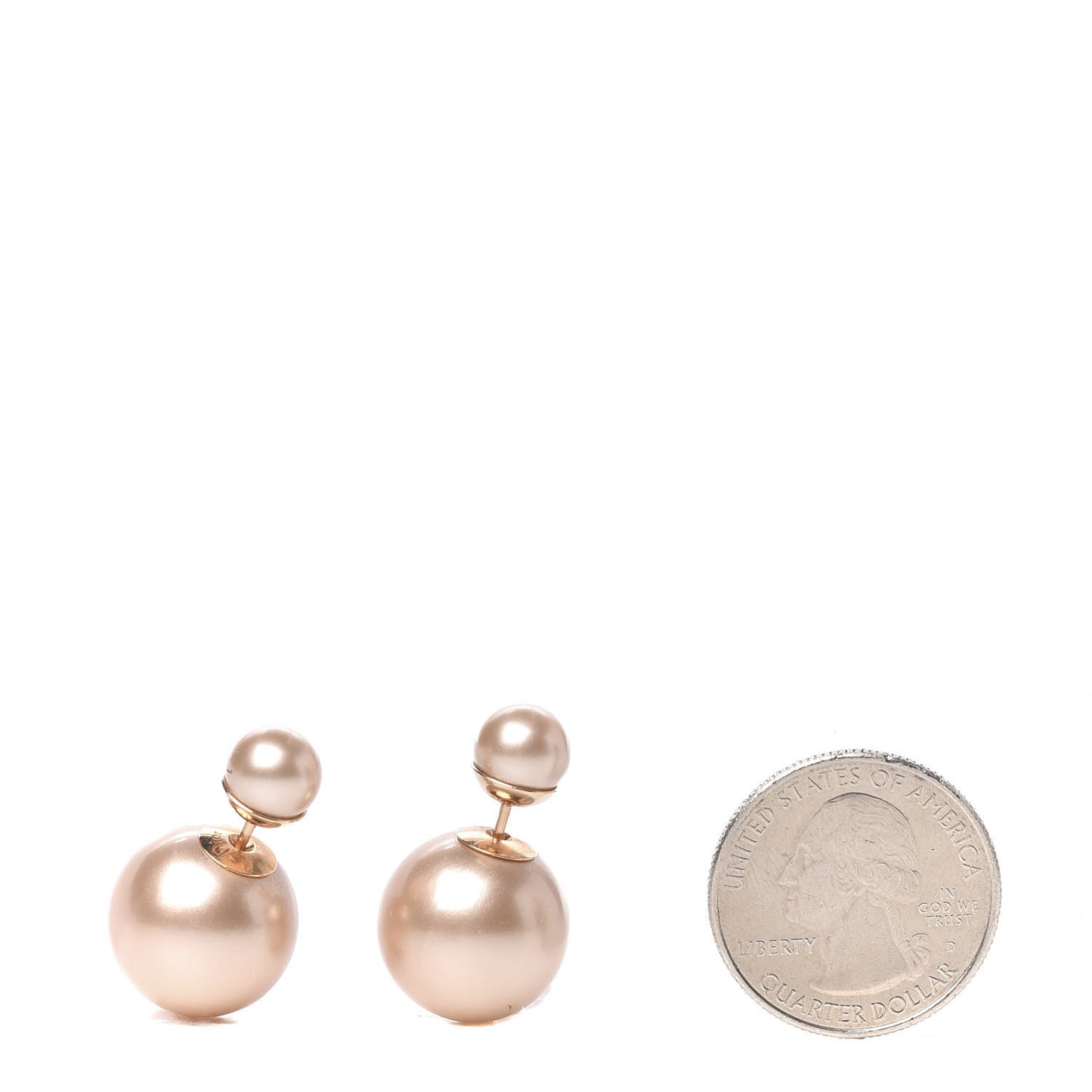 Pearl Mise En Dior Tribal Earrings Pink