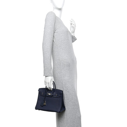 Hermes Togo Birkin 25 Bleu Nuit 2 of 13