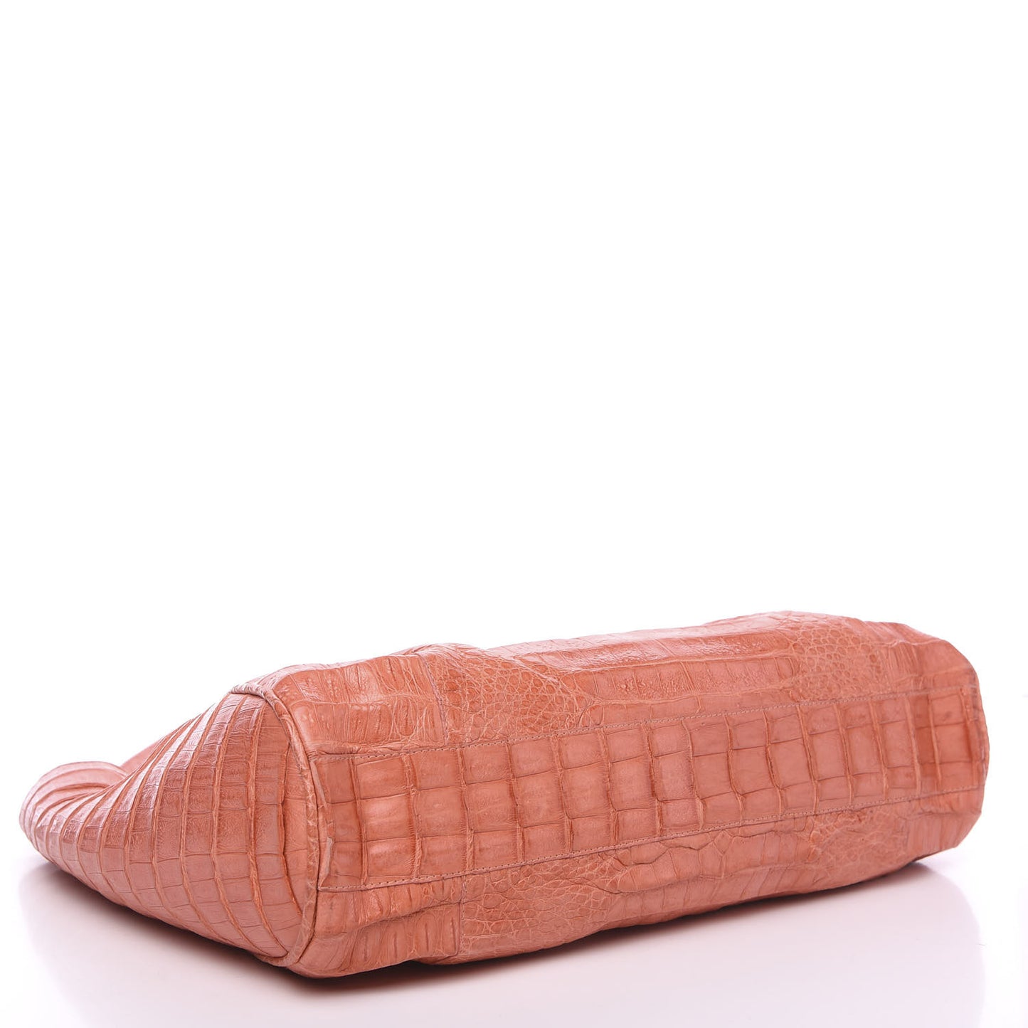 Crocodile Satchel Light Coral