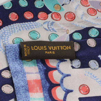 Louis Vuitton Silk Escale Bandeau Blue 4 of 5