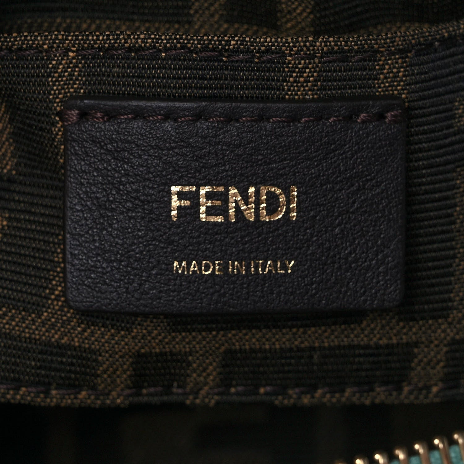 Fendi Vitello King Plexiglass Logo Embossed Mini By The Way Top Handle Boston Bag Menta 6 of 11
