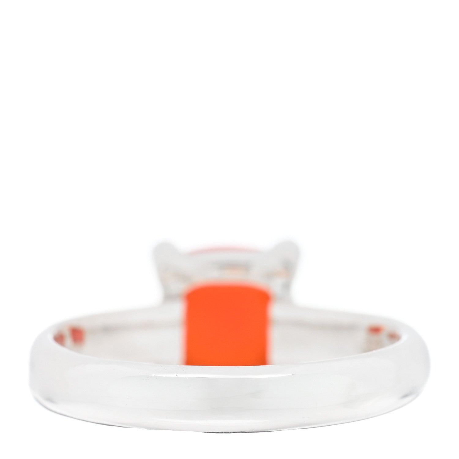 Tiffany Sterling Silver Carnelian 7mm Paloma's Sugar Stacks Ring 49 5 3 of 4