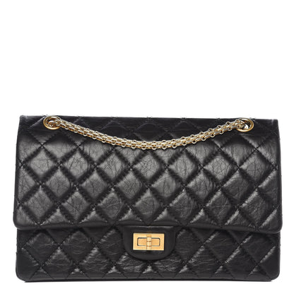 Chanel Aged Calfskin Quilted 2.55 Reissue 226 Flap Black 1 of 7