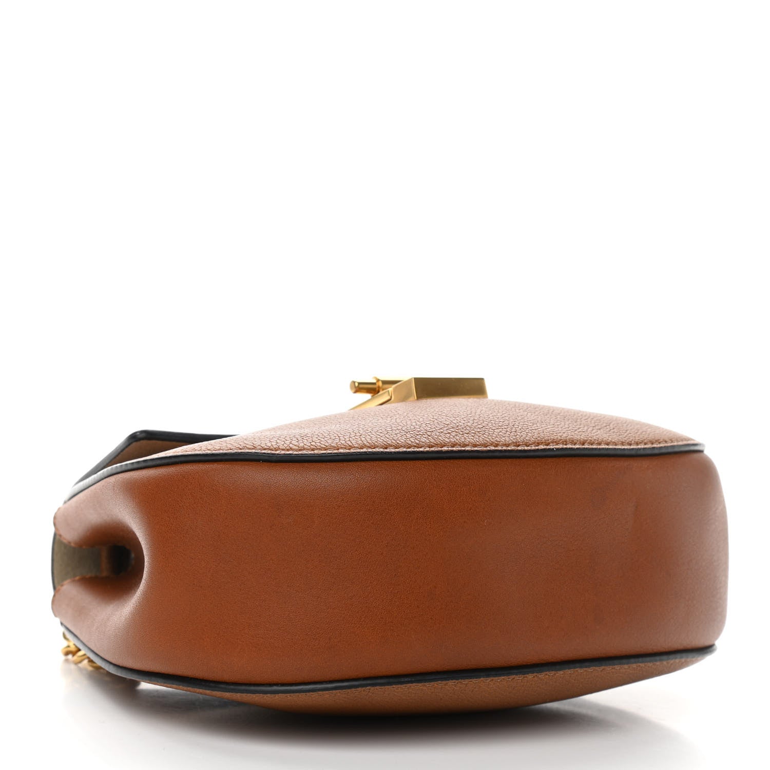 Chloe Grained Lambskin Mini Drew Shoulder Bag Caramel 4 of 11
