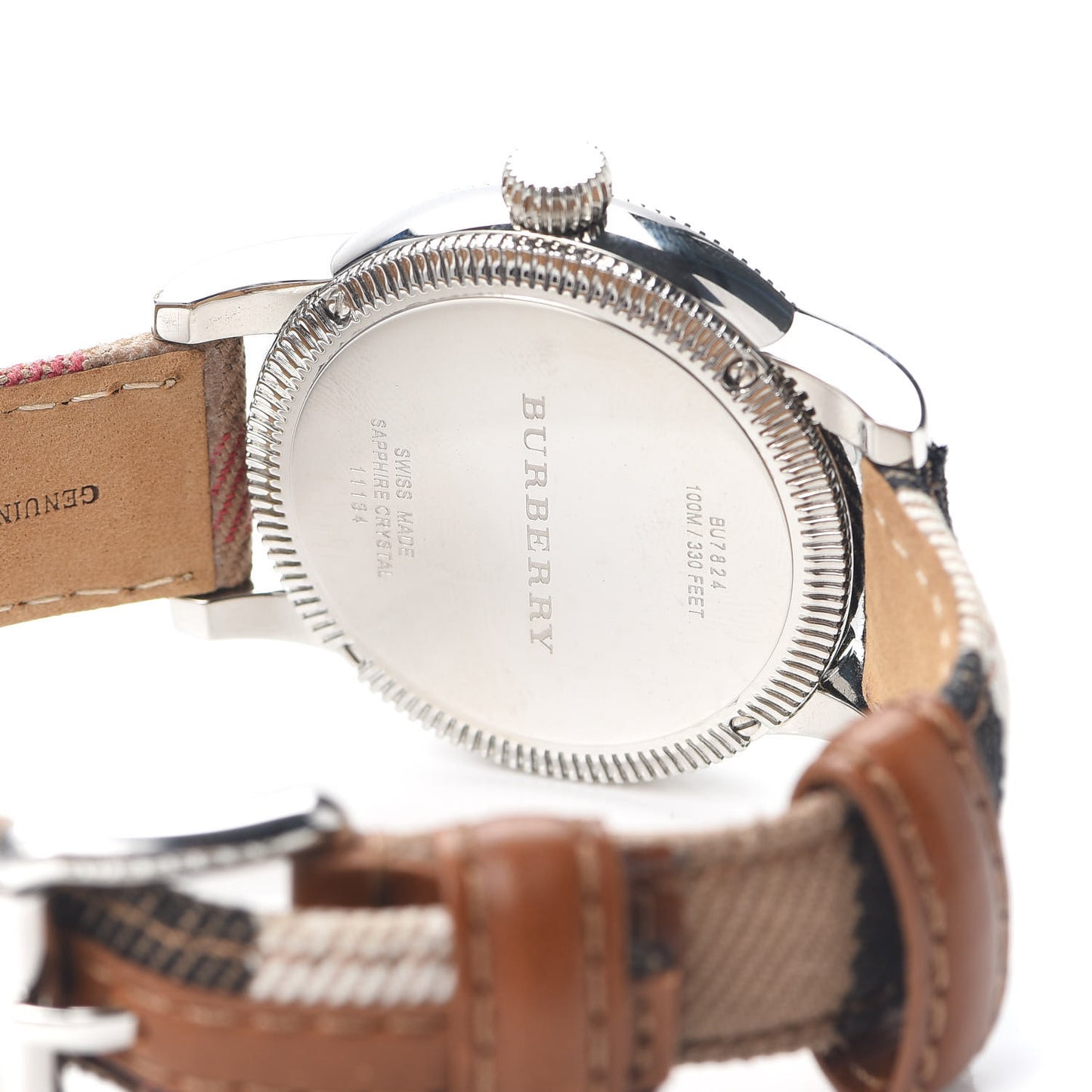 Stainless Steel Calfskin 38mm Utilitarian Quartz Watch BU7824