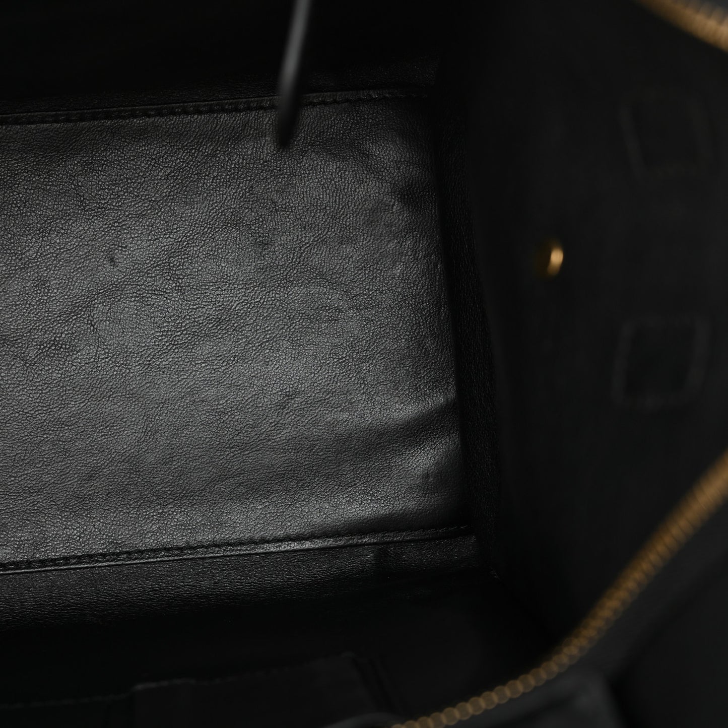 Smooth Calfskin Mini Luggage Black