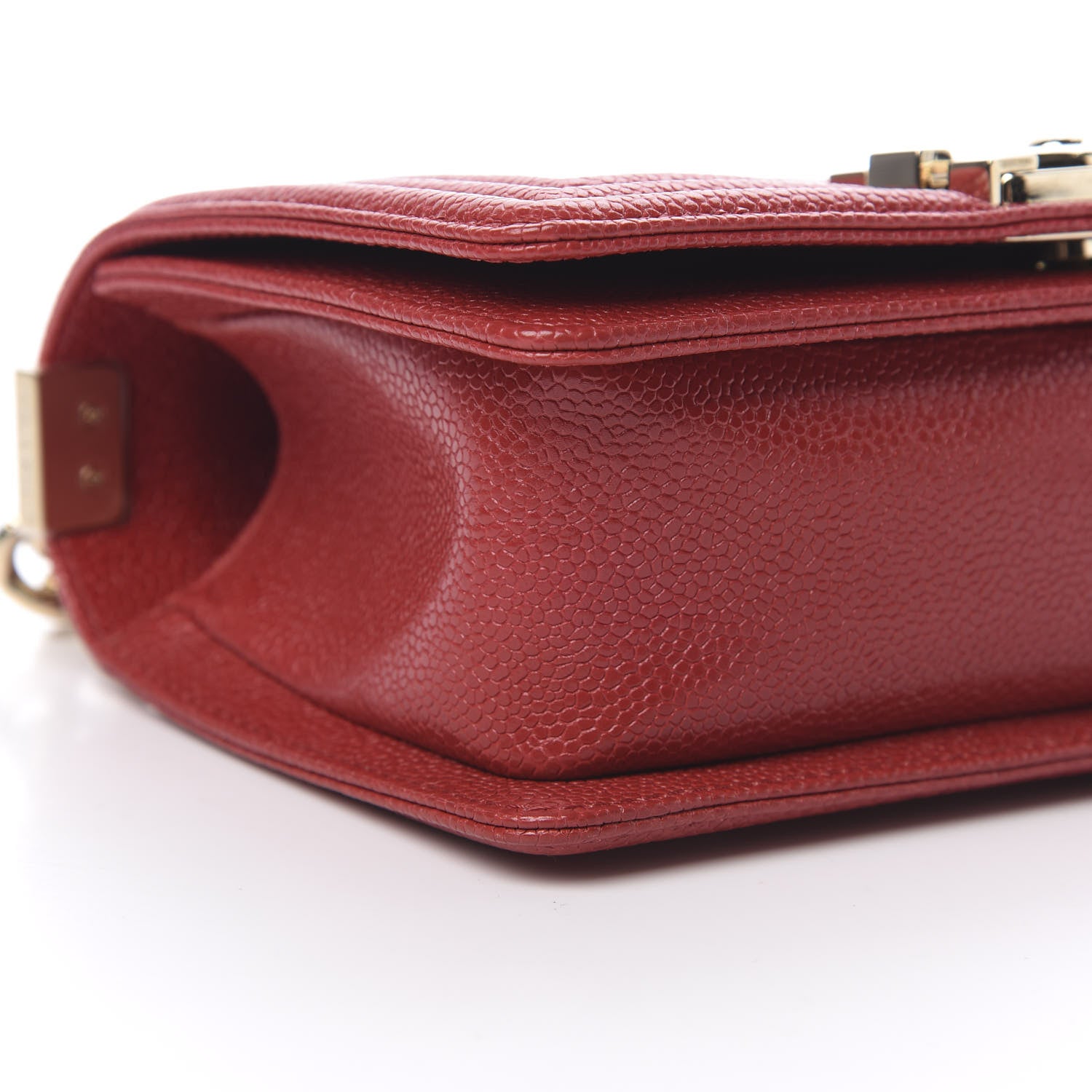 Chanel Caviar Quilted Small Boy Flap Red 9 of 11