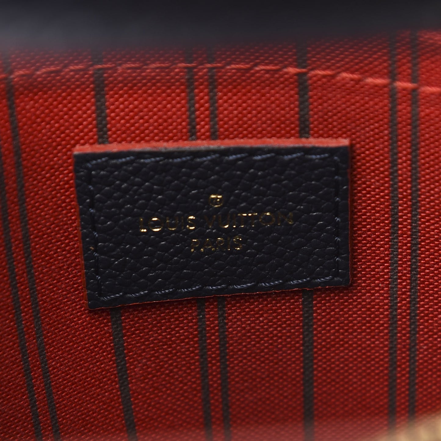 Empreinte Montaigne MM Marine Rouge
