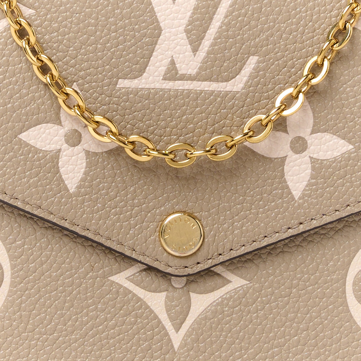 Empreinte Monogram Giant Felicie Pochette Tourterelle Creme