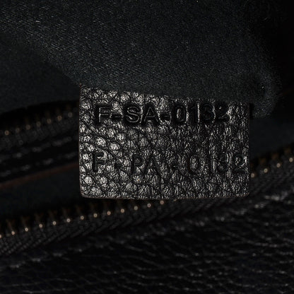 Celine Drummed Calfskin Mini Luggage Black 7 of 8