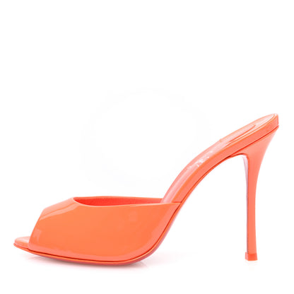 Christian Louboutin Patent Me Dolly 100 Sandals 37 Fluo Orange 1 of 7
