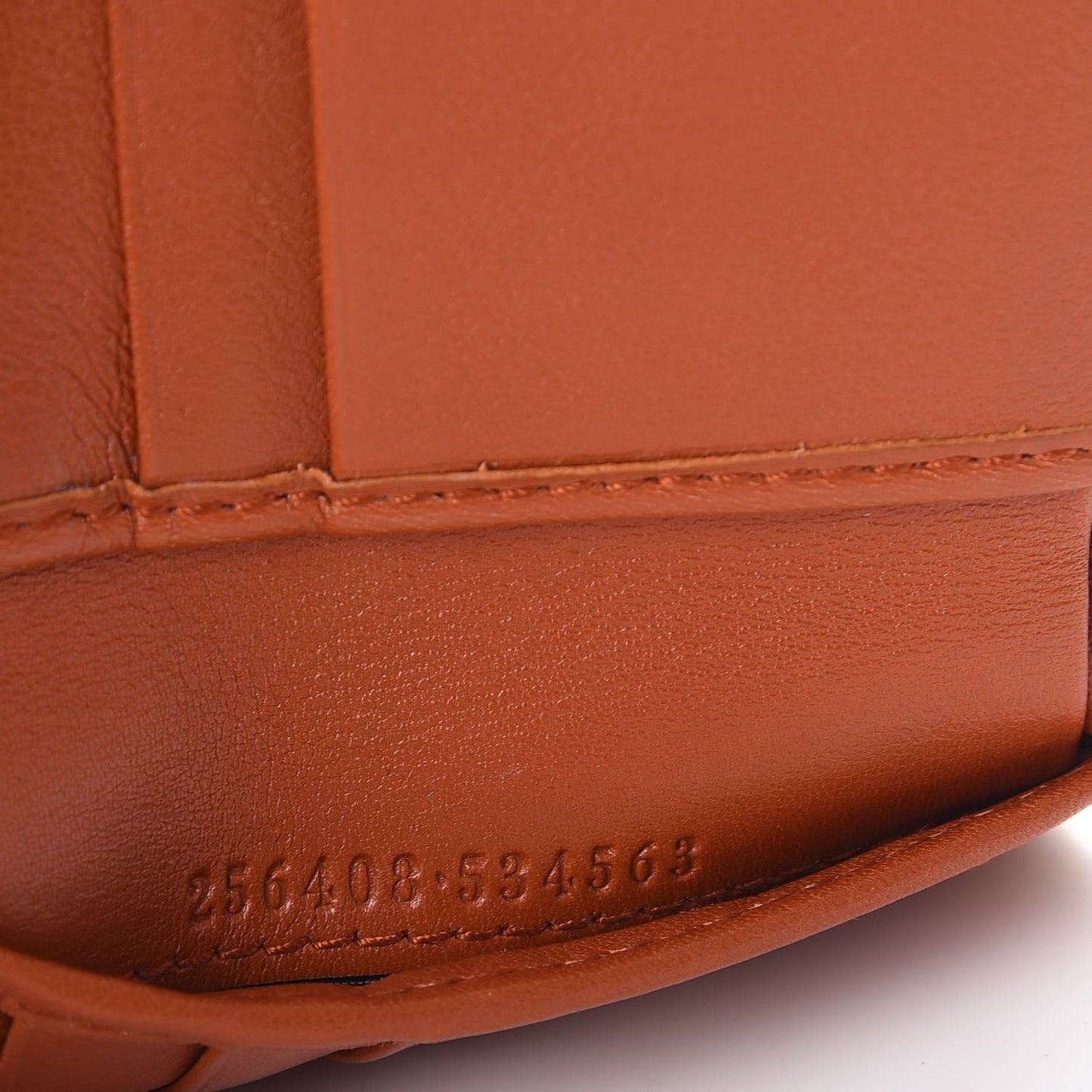 Calfskin Microguccissima Bi-Fold Wallet Brick